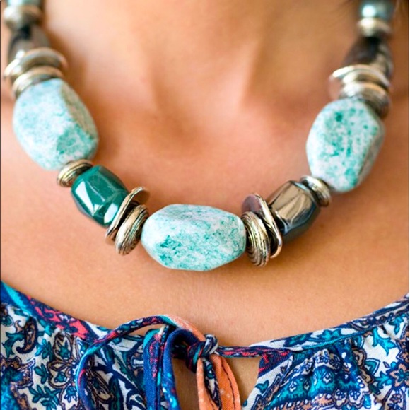 In Good Glazes - Blue Necklace